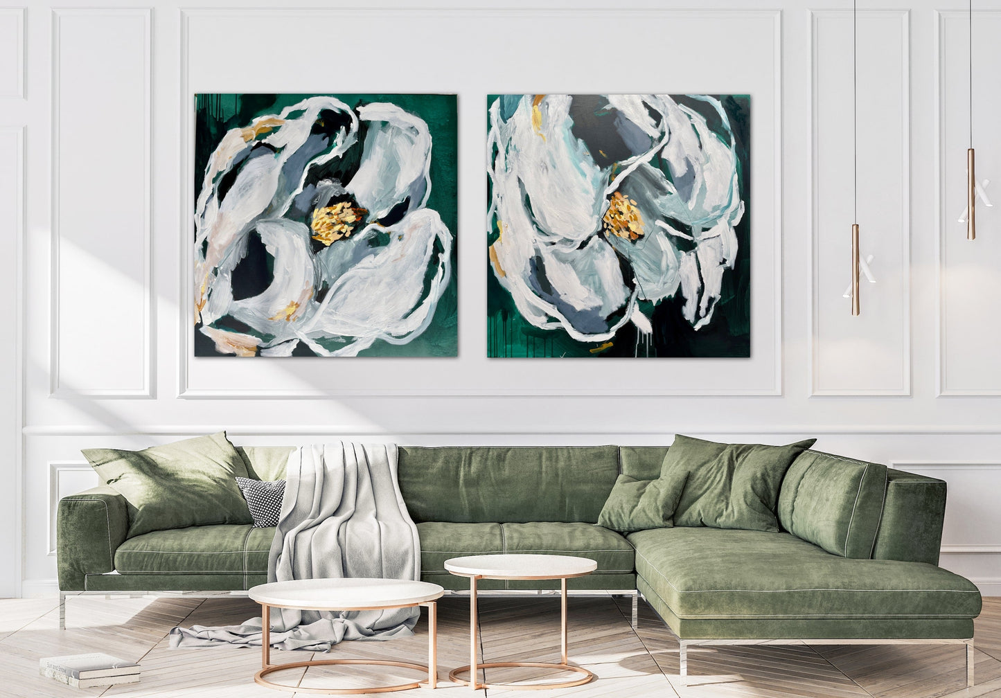 Magnolia One 91x91cm