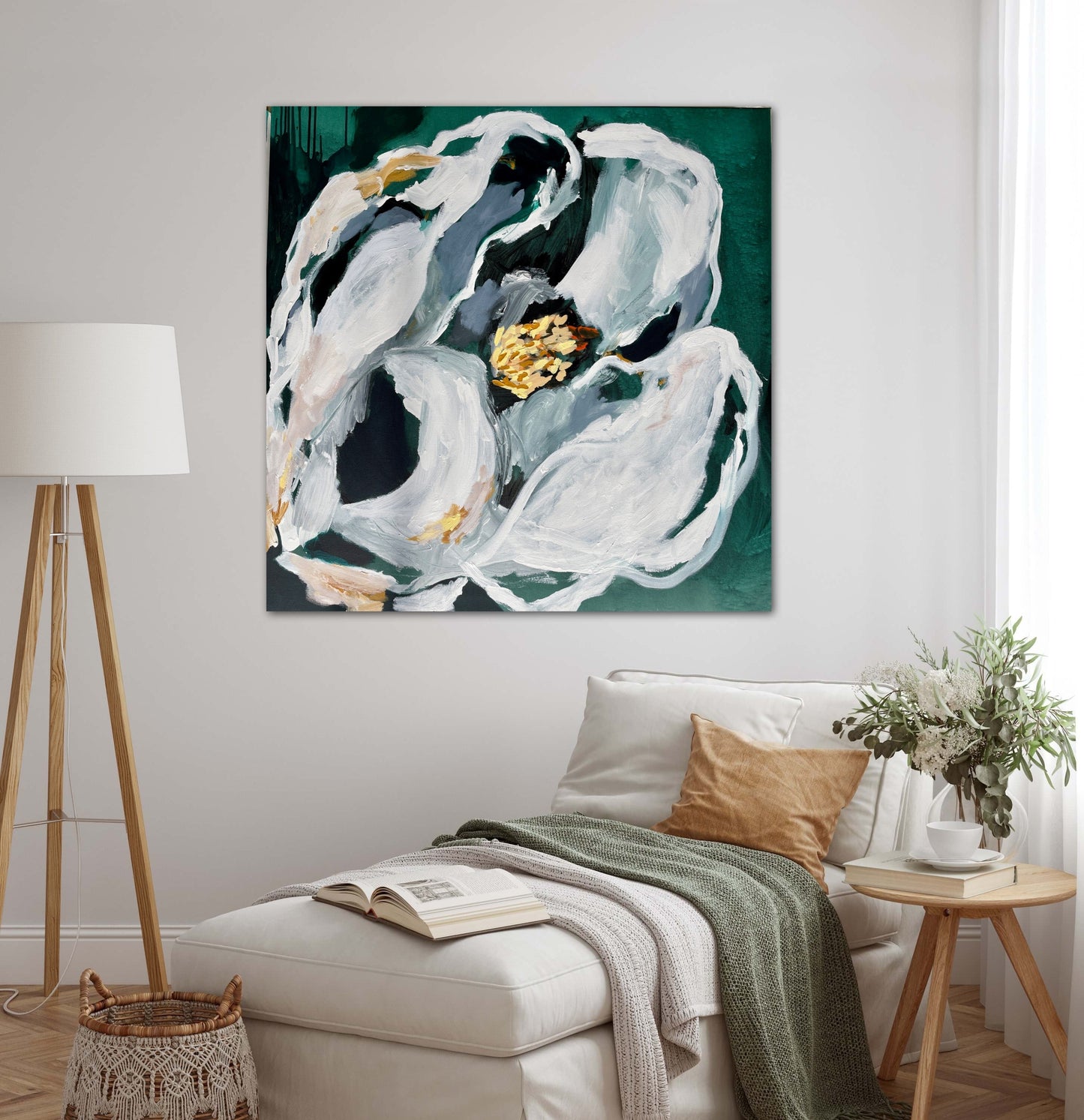 Magnolia One 91x91cm