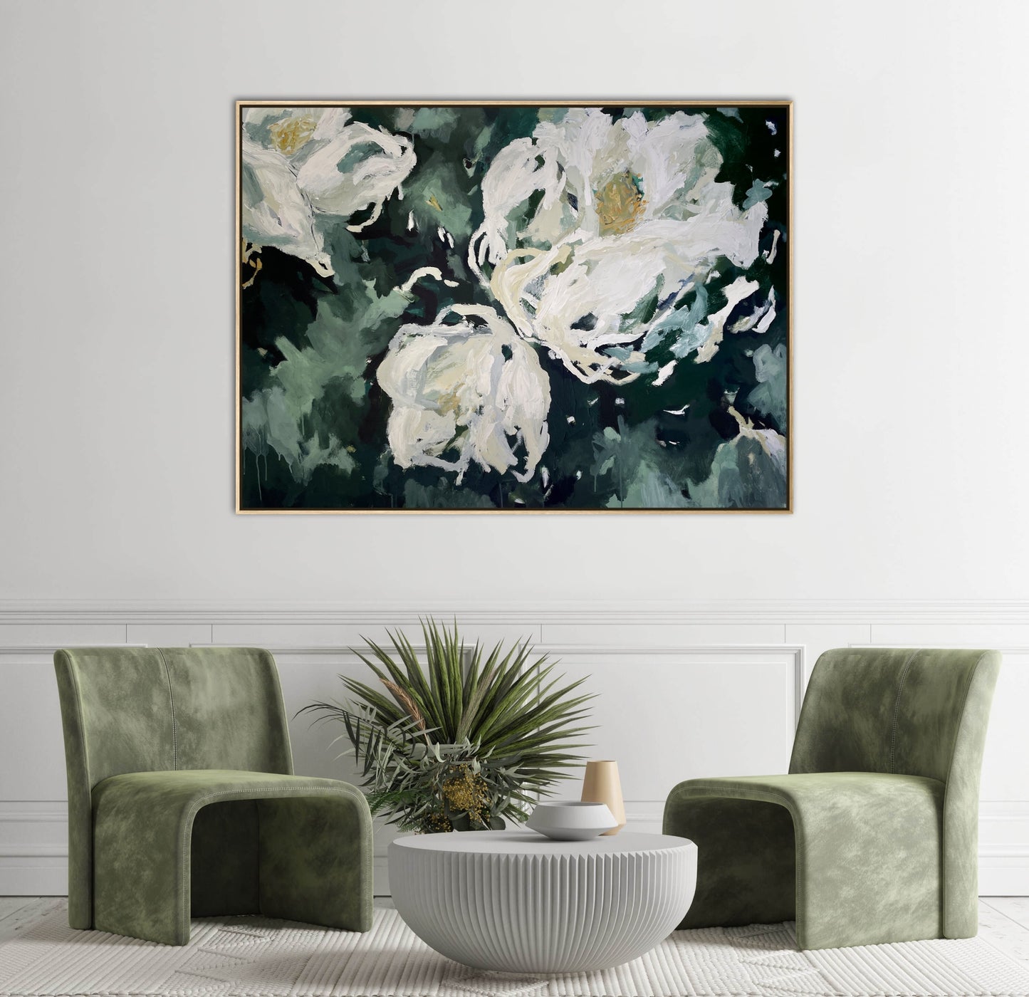 Make Mine A Magnolia 90cmx120cm Framed