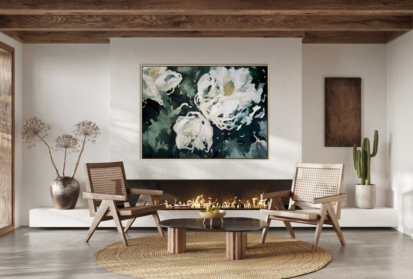 Make Mine A Magnolia 90cmx120cm Framed