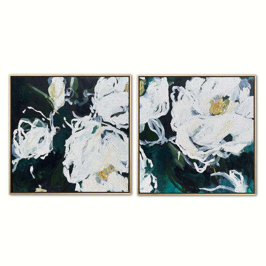 Soft Touch Diptych 155x76cm Framed