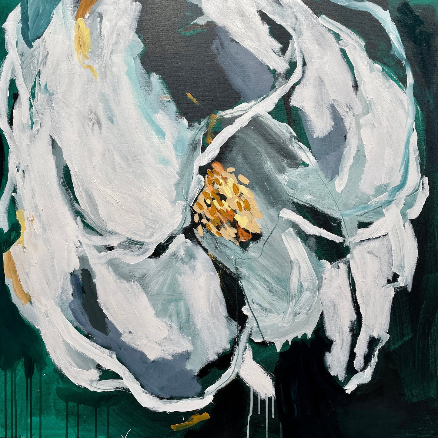 Magnolia Two 91x91cm