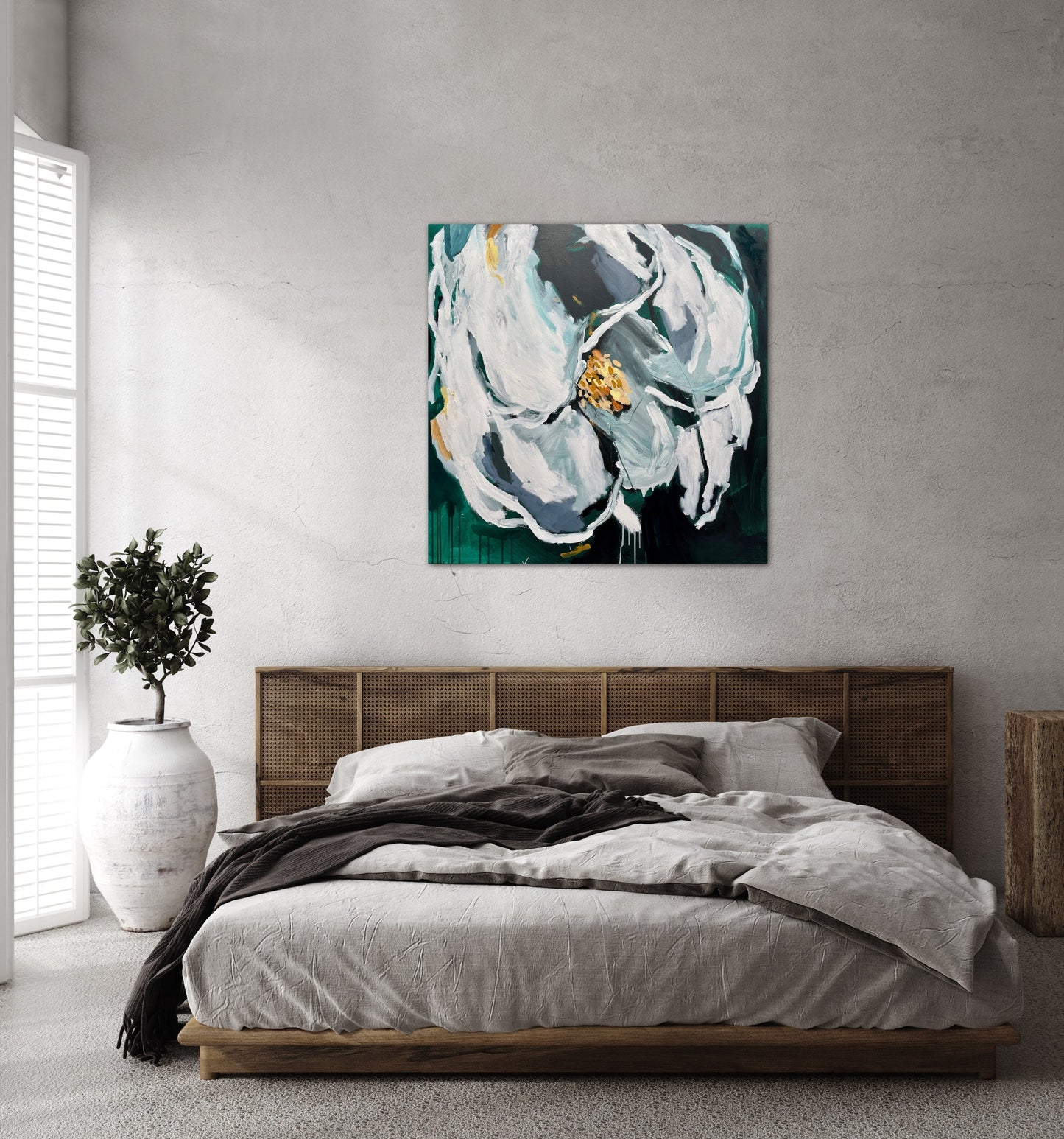 Magnolia Two 91x91cm