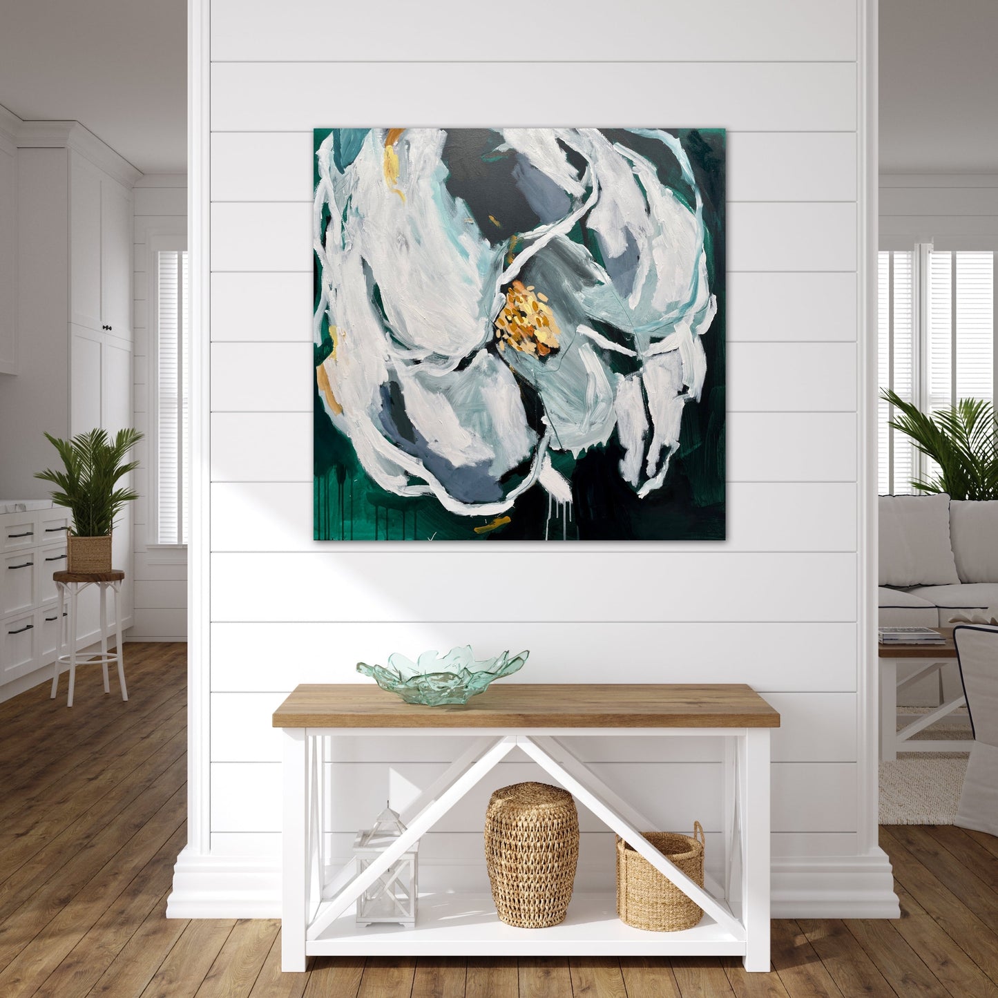 Magnolia Two 91x91cm